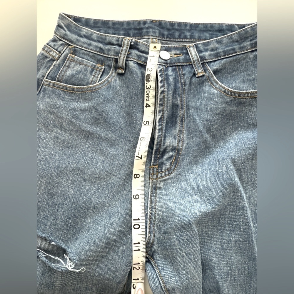 2 Pairs of NEW SHEIN Jeans Black and Blue (xs) Denim (sm) - never seen worn - Picture 15 of 15